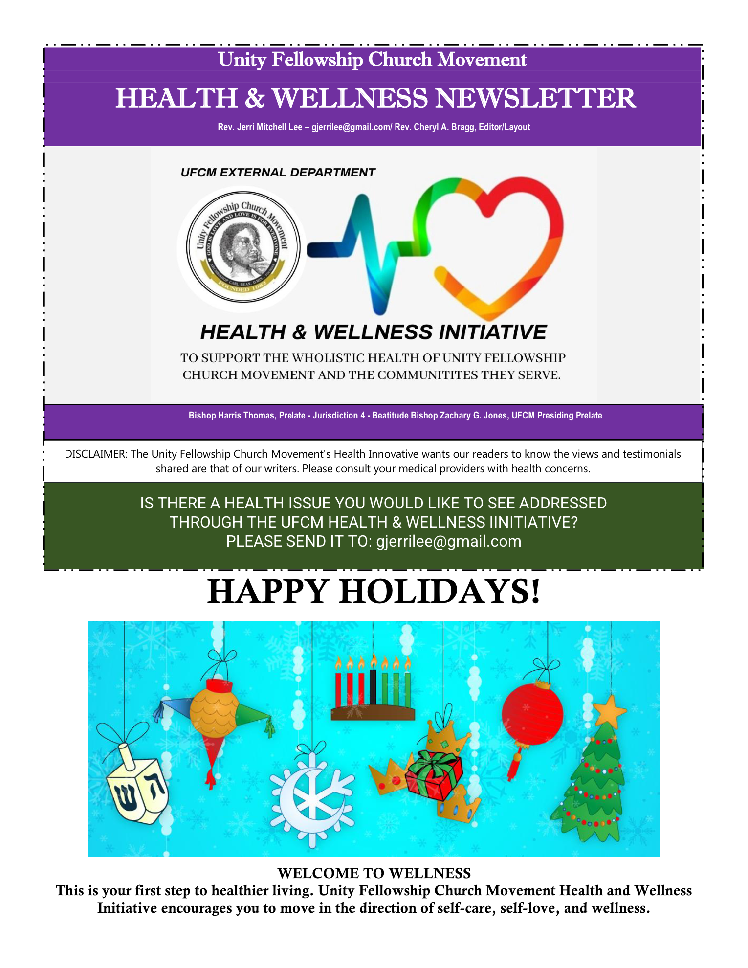 Featured image for “New from UFCM: Health & Wellness Newsletter!”